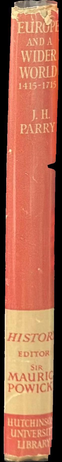 Europe and a wider world : 1415–1715 spine