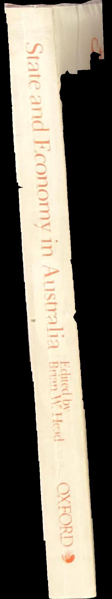 State and economy in Australia spine
