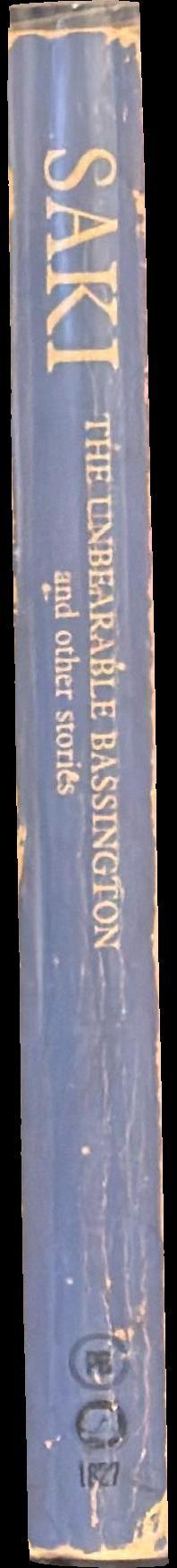 The unbearable Bassinton and other stories spine