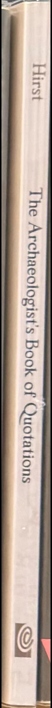 The archaeologist's book of quotations spine