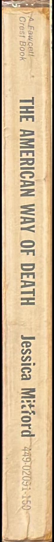 The American way of death spine