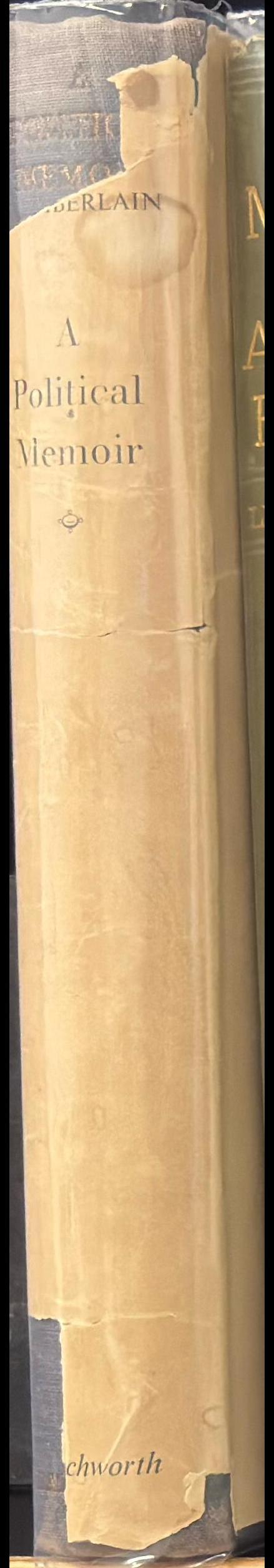 A political memoir, 1880-92 spine