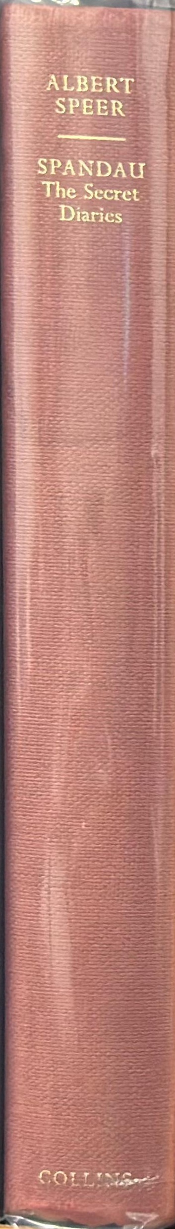 Spandau : the secret diaries spine