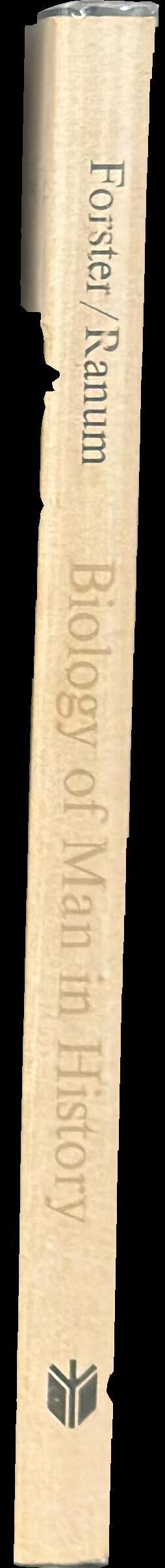 Biology of man in history : selections from the Annales Economies, Societes, Civilisations spine