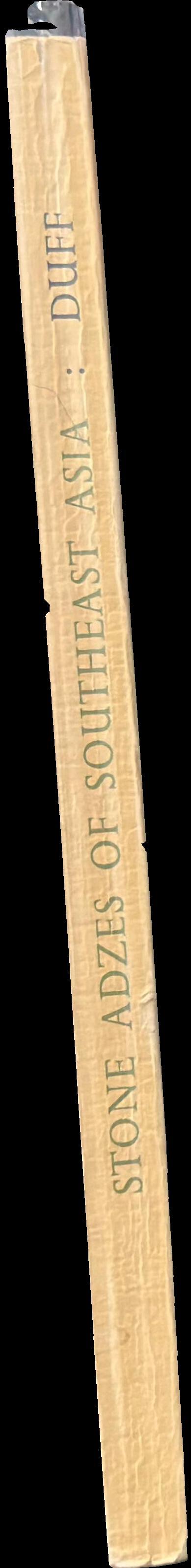 Stone adzes of Southeast Asia : an illustrated typology spine