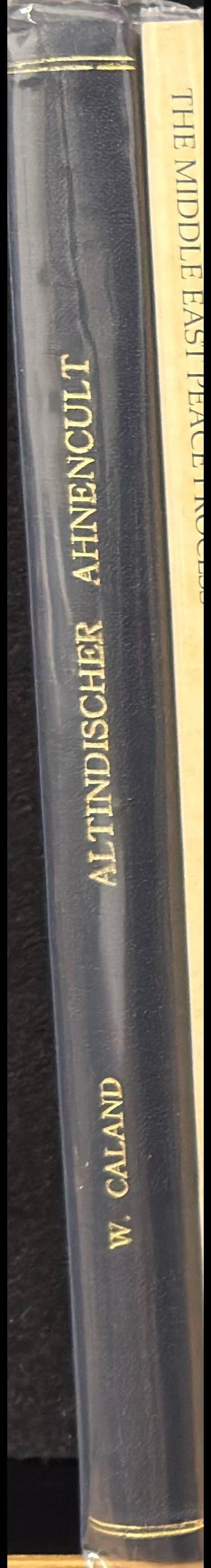 Altindischer ahnencult : das Çrāddha nach den verschiedenen schulen mit benutzung handschriftlicher quellen / W. Calland spine