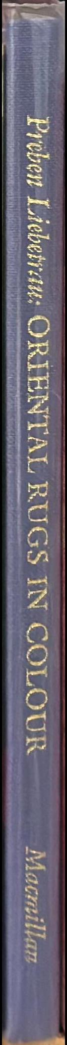 Oriental rugs in colour spine