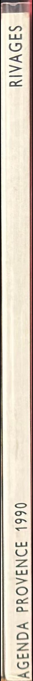 Agenda Provence 1990 spine