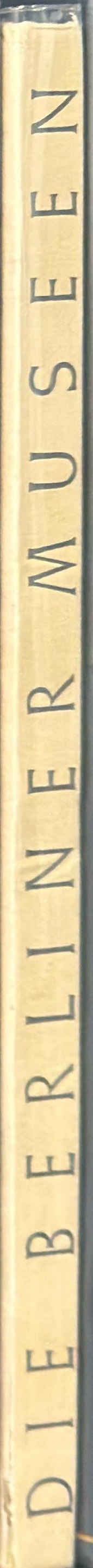 Die Berliner Museen :  Ehemals Staatliche Museen Berlin : Wilhelm Bode zum Gedächtnis / verlag Gebruder Mann Berlin spine