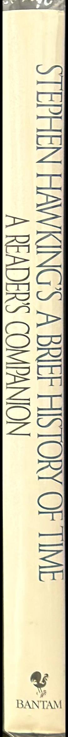Stephen Hawking's A brief history of time : a reader's companion spine