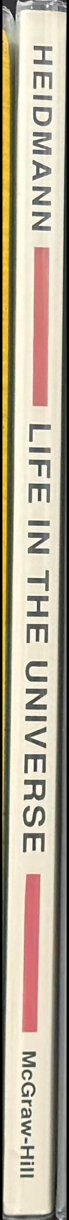 Life in the universe spine