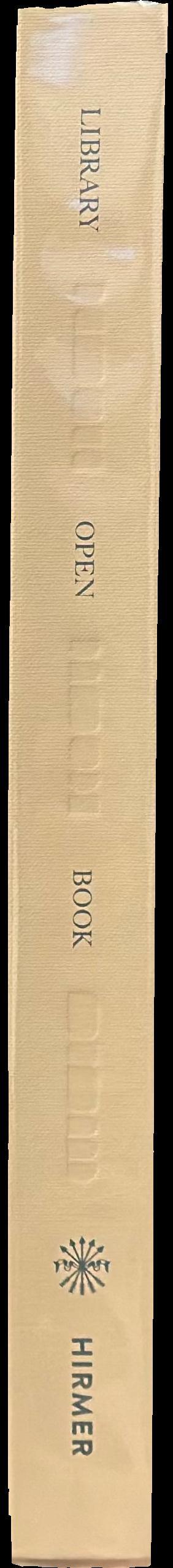 The library : an open book spine
