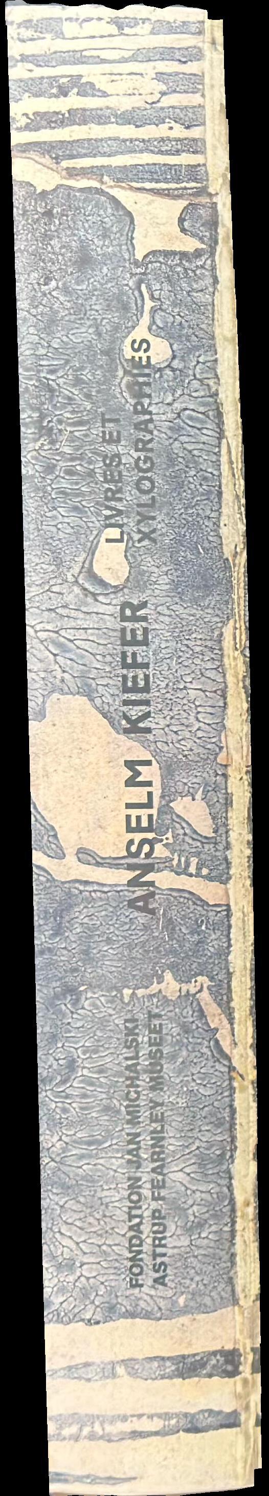 Anselm Kiefer : livres et xylographies spine