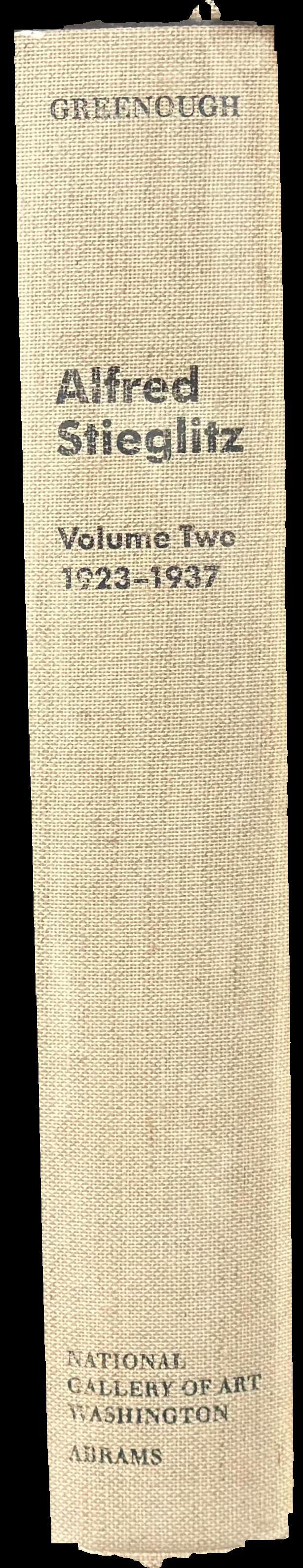 Alfred Stieglitz | the key set : the Alfred Stieglitz collection of photographs (volume two : 1923-1937) spine