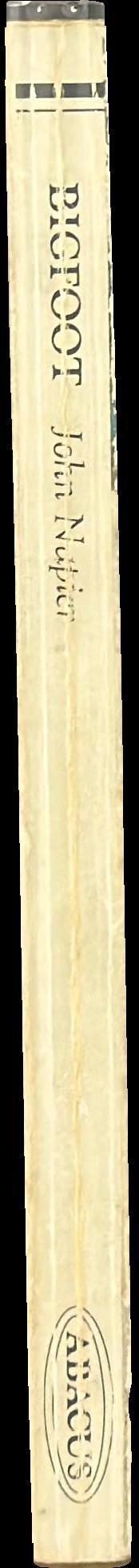 Bigfoot : the yeti and sasquatch in myth and reality / John Napier spine