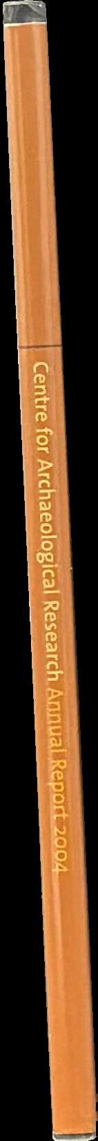 Centre for Archaeological Research : annual report 2004 spine