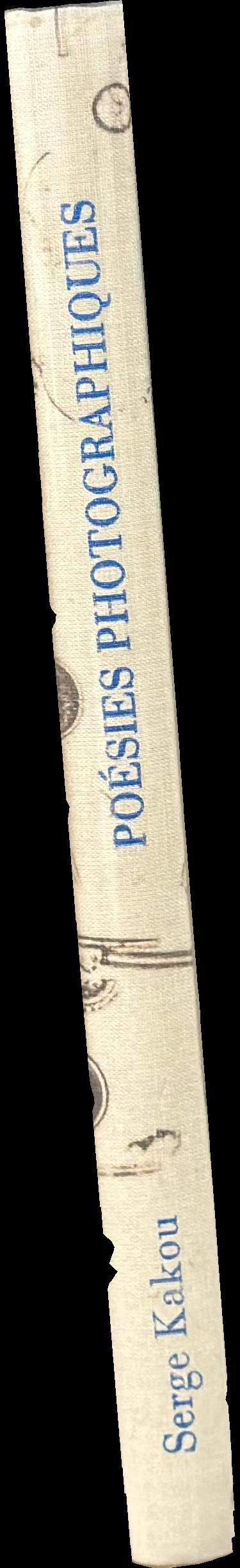 Poesies photographiques spine