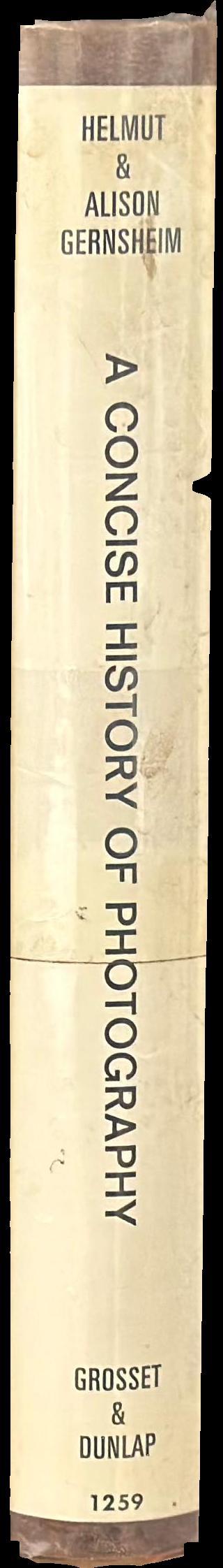 A concise history of photography spine