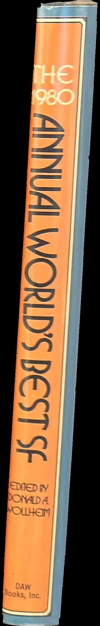 The 1980 annual world's best SF spine