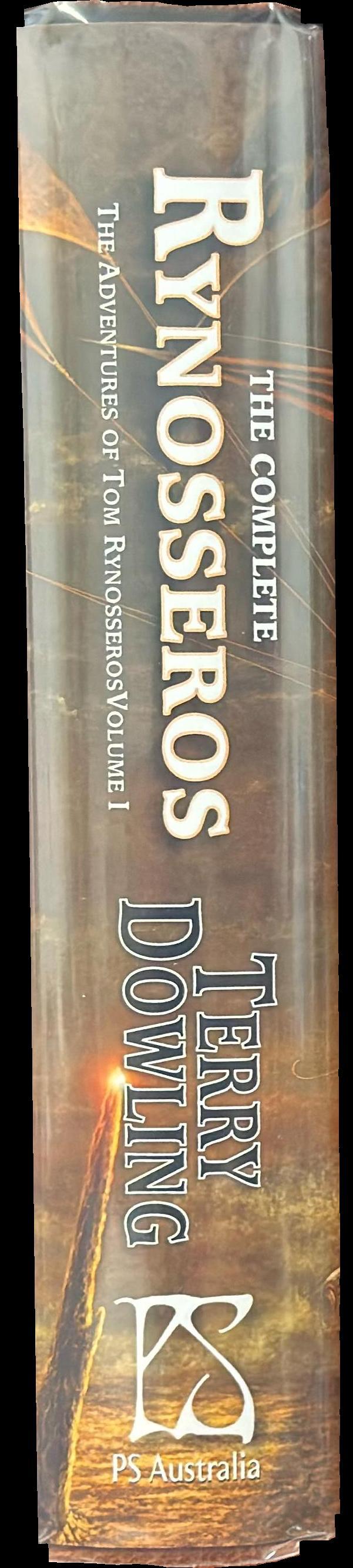 The complete Rynosseros : the adventures of Tom Rynosseros volume I spine