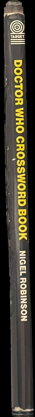 Doctor Who crossword book spine