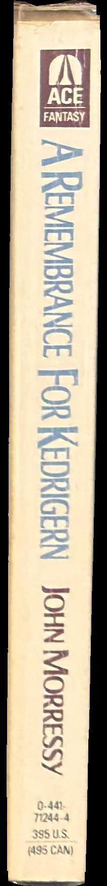 A remembrance for Kedrigern spine