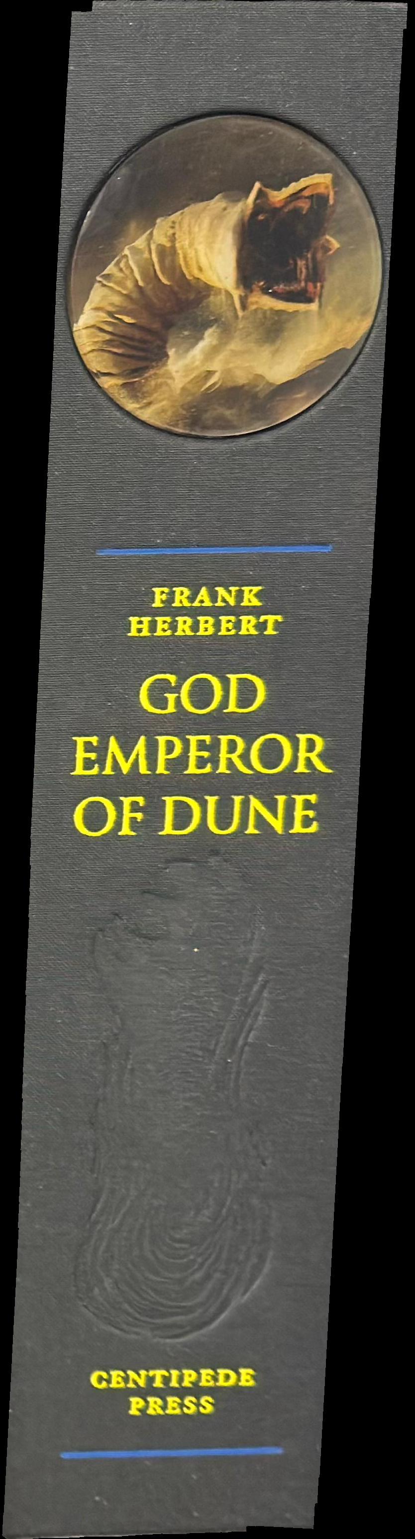 God emperor of Dune spine