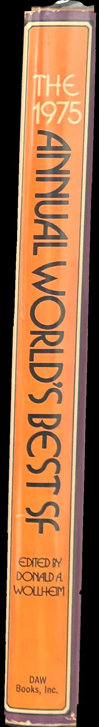 The 1975 annual world's best SF spine