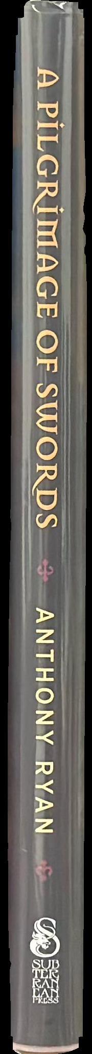 A pilgrimage of swords spine