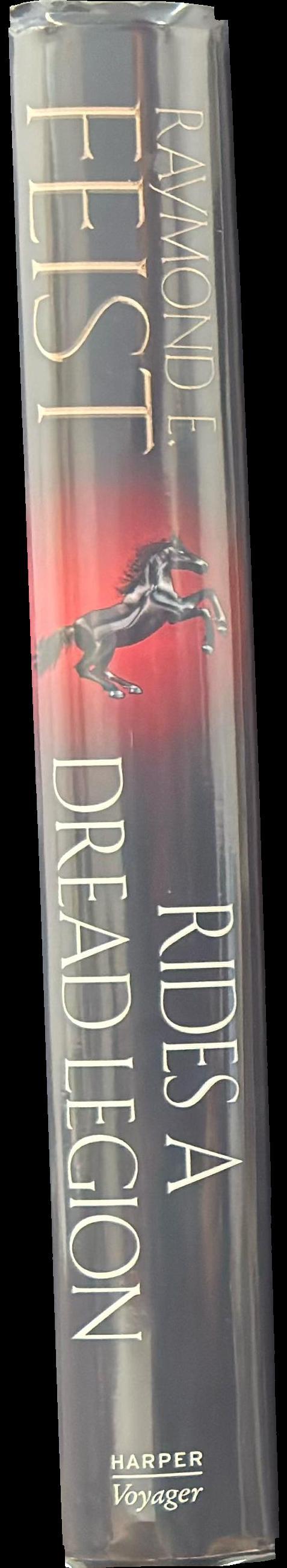 Rides a dread legion spine