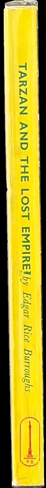 Tarzan and the lost empire / by Edgar Rice Burrough spine