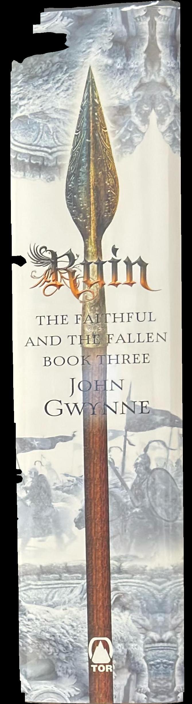 Ruin : book three of the faithful and the fallen spine