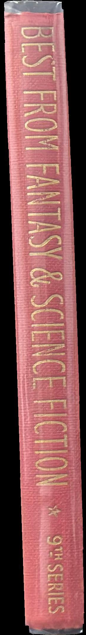 The best from Fantasy and science fiction : ninth series spine