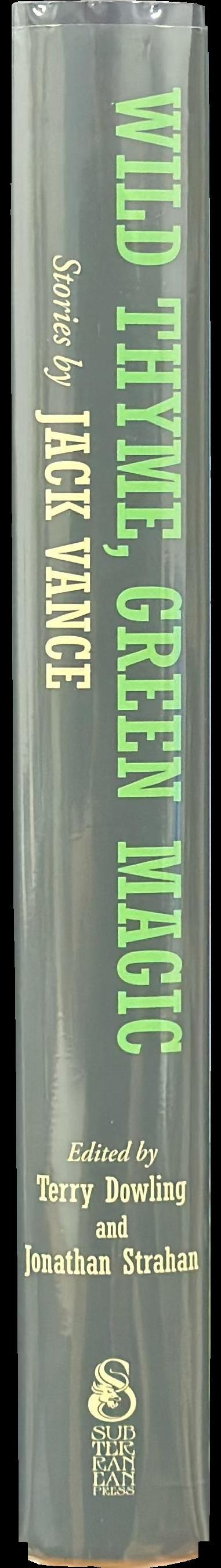 Wild thyme, green magic : stories by Jack Vance spine