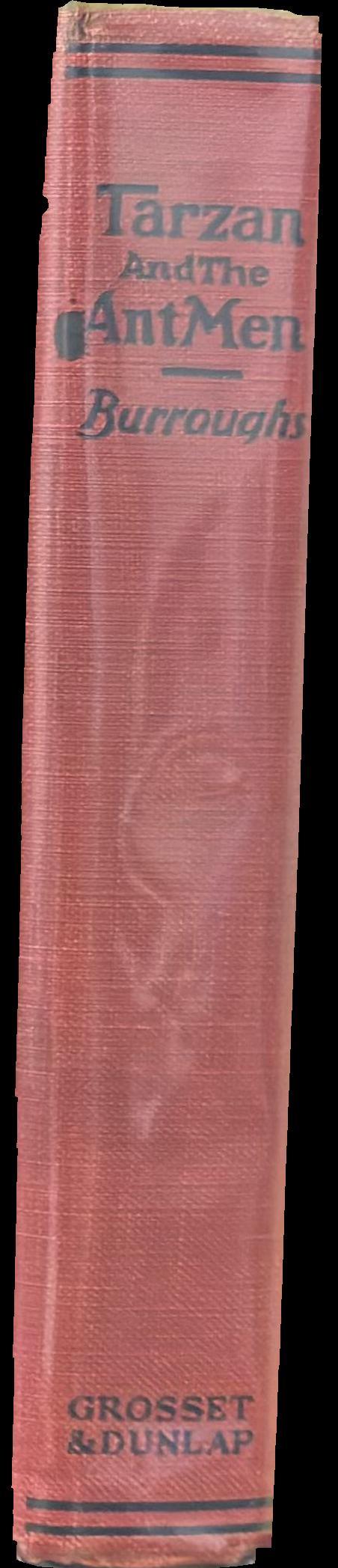 Tarzan and the ant men spine