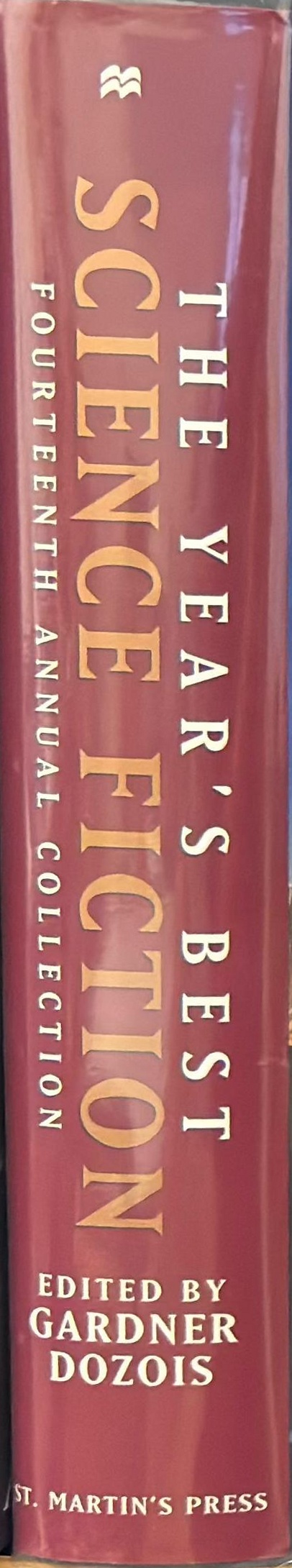 The year's best science fiction : Fourteenth annual collection spine