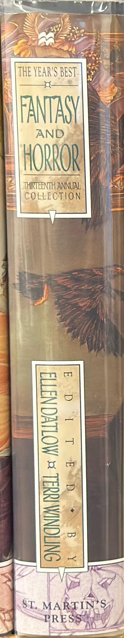 The year's best fantasy and horror : thirteenth annual collection spine