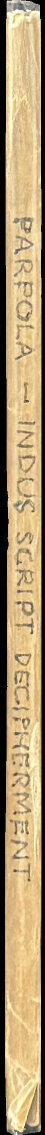 Deciphering the proto-Dravidian inscription of the Indus civilization : a first announcement spine
