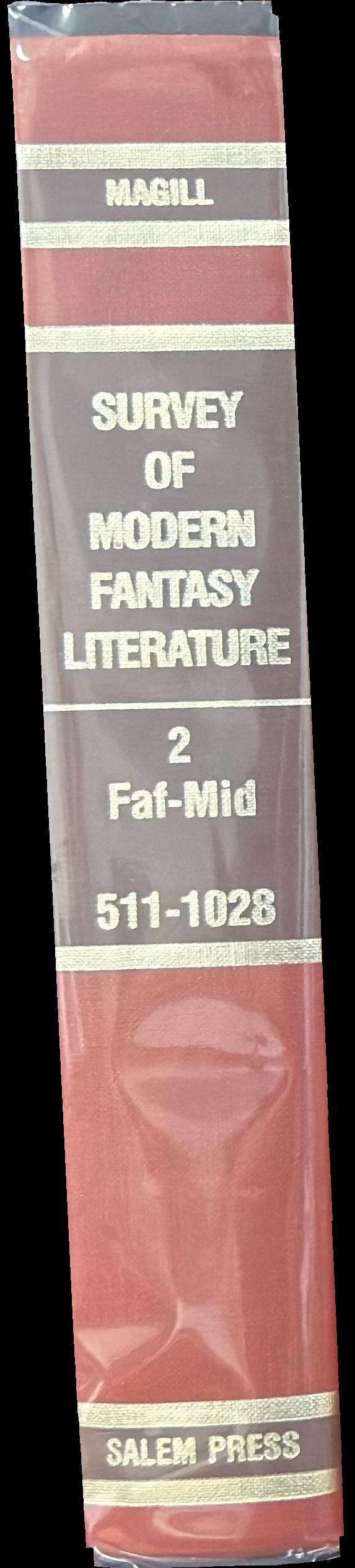 Survey of modern fantasy literature : volume two : faf-mid spine