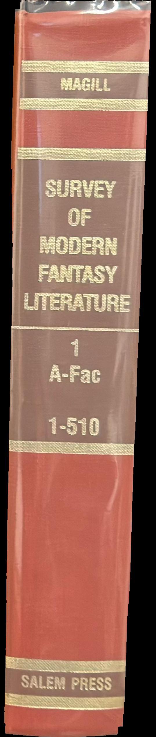 Survey of modern fantasy literature : volume one : a-fac spine