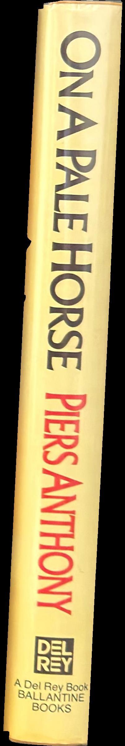 On a pale horse spine