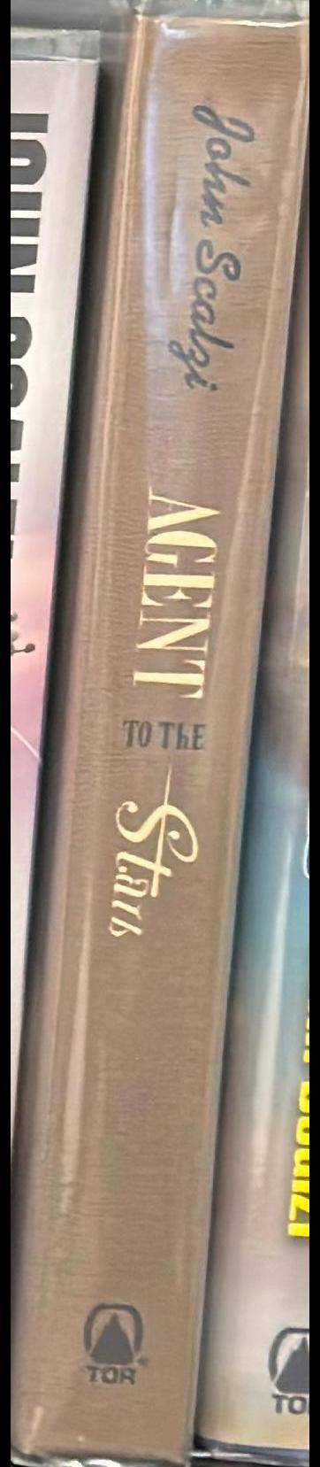 Agent to the stars spine