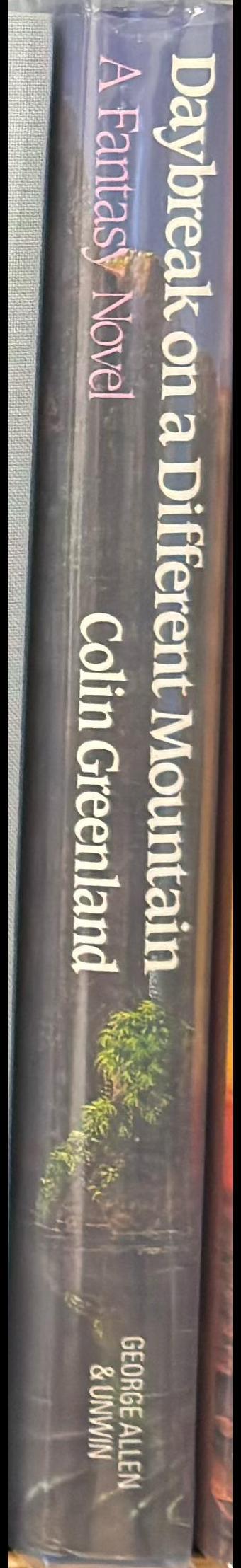 Daybreak on a different mountain : a fantasy novel spine