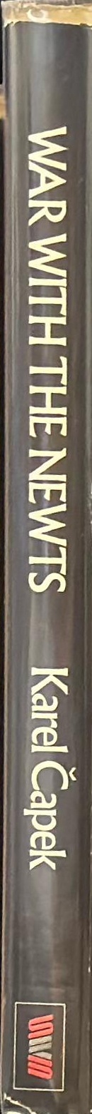 War with the Newts / Karel Čapek spine