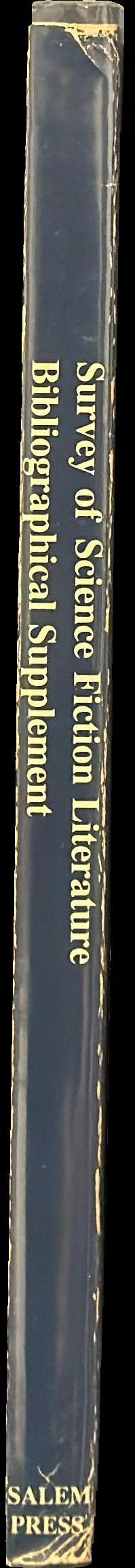 Survey of science fiction literature : bibliographical supplement spine