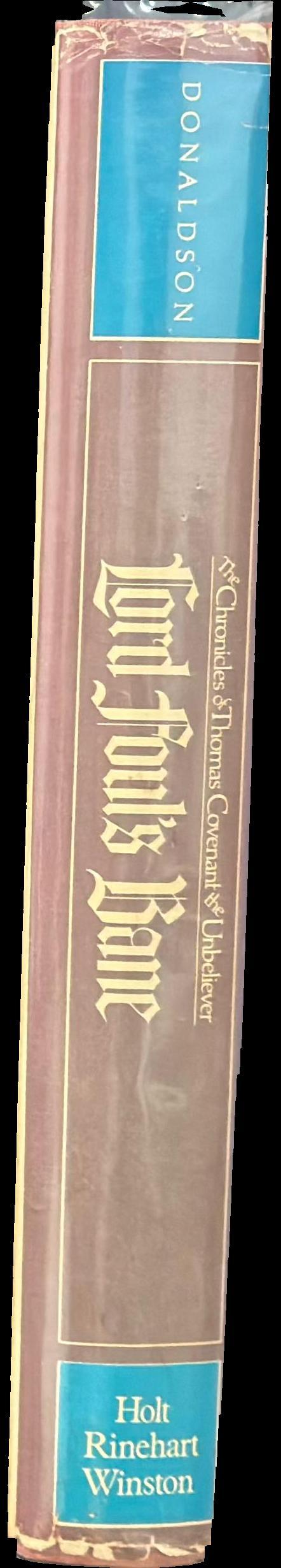 Lord Foul's bane : the chronicles of Thomas Covenant the Unbeliever spine