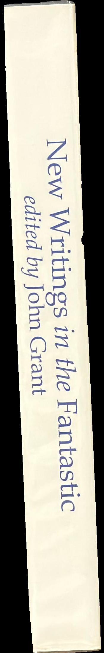 New writings in the fantastic spine