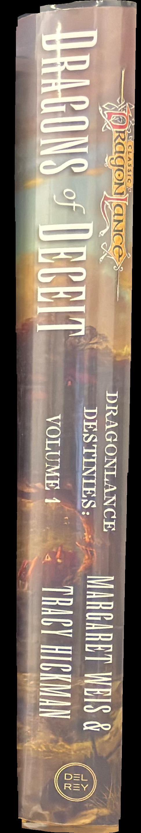 Dragons of deceit : dragonlance destinies : volume 1 spine
