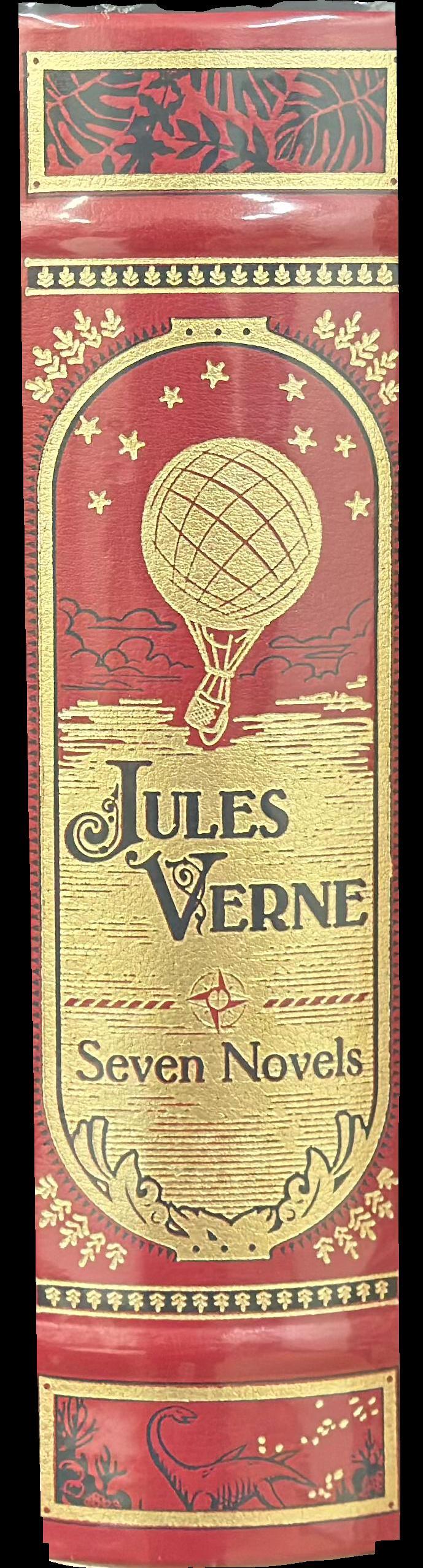 Jules Verne : Seven novels spine