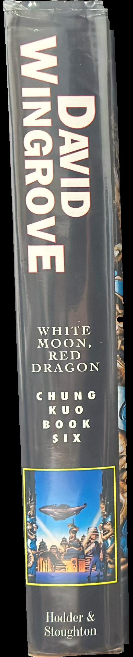 White moon, red dragon spine